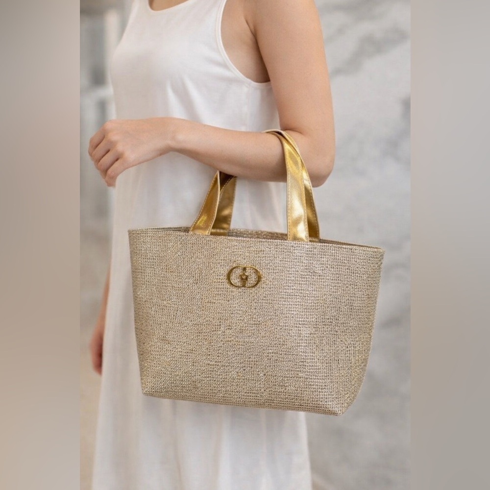 Dior Gold Tote Bag